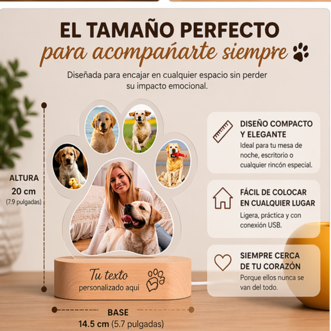 Lampara Recuerdo de mi Perro